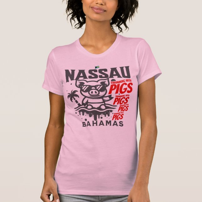 Camiseta Regalo de recuerdo de Bahamas: Nassau Bahamas Nata (Anverso)