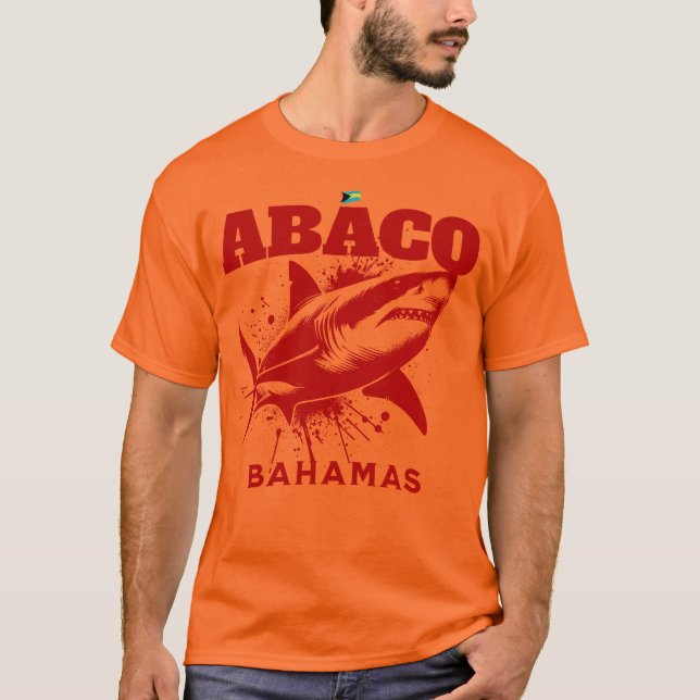 Camiseta Regalo de recuerdo de Bahamas: Pescado de tiburón  (Anverso)