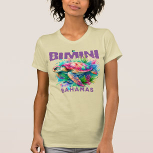 Camiseta Regalo de recuerdo de Bahamas : Tortuga marina Bim