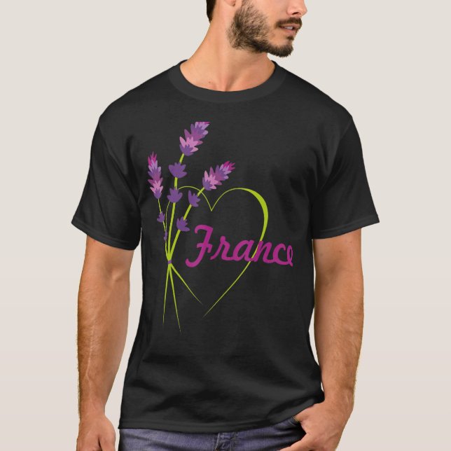Camiseta Regalo de recuerdo de Francia para hombres mujeres (Anverso)