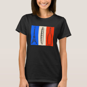 Camiseta Regalo de recuerdo de Francia para mujeres