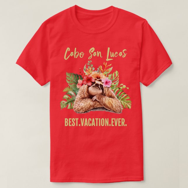 Camiseta Regalo de recuerdo de las mejores vacaciones de la (Diseño del anverso)