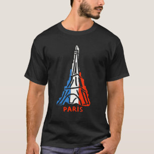 Camiseta Regalo de recuerdo de París City France para hombr