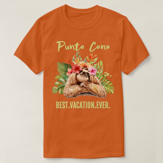 Camiseta Regalo de recuerdo de Punta Cana Best Vacation Eve (Diseño del anverso)