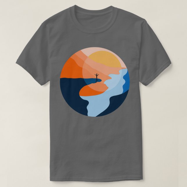 Camiseta Regalo de recuerdo de Trolltunga Fjord Noruega (Diseño del anverso)
