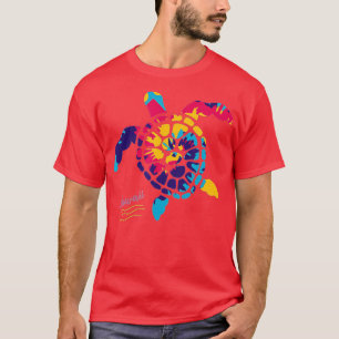Camiseta Regalo de recuerdo Hawaii Tie Dye Sea Turtle Hawai