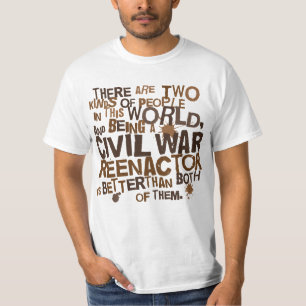 Camiseta Regalo de Reenactor de la guerra civil