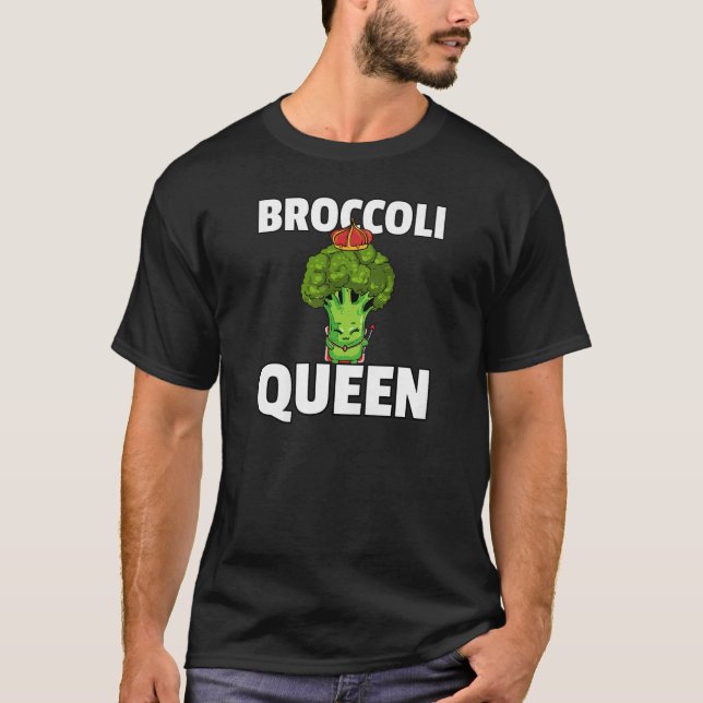 Camiseta Regalo De Reina De Broccoli Para Un Amante Verdade (Anverso)