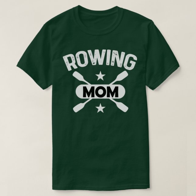 Camiseta Regalo de remo de mamá Funny Rowing para Rowers mo (Diseño del anverso)