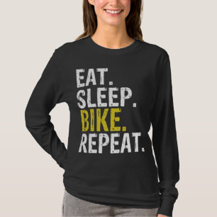 Camiseta Regalo de repetición de bicicleta de sueño