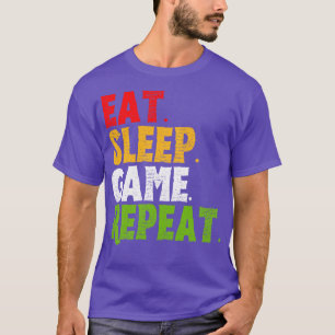 Camiseta Regalo de repetición de juego de sueño