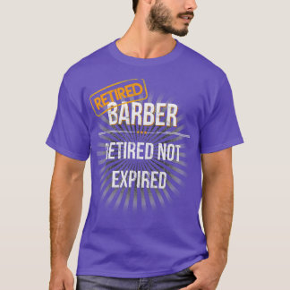 Camiseta Regalo de retiro de barbero para hombres retirados