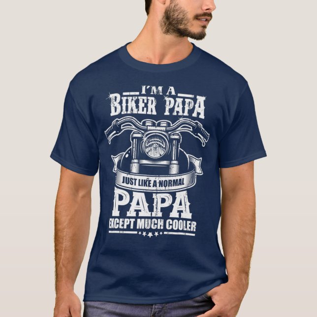 Camiseta Regalo de retiro de motociclista Abuelo (Anverso)