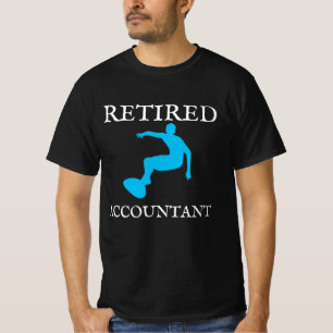 Camiseta Regalo de retiro del contador retirado Surfer Dude