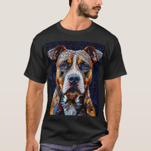 Camiseta Regalo de retrato de amante de perros Pitbull para