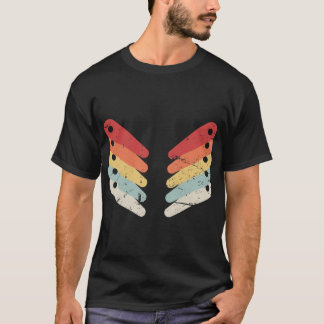 Camiseta Regalo de retro flipper de pinball angustiado para