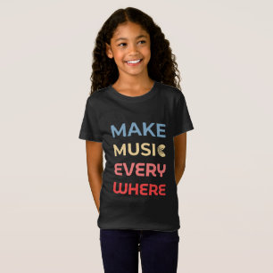 Camiseta Regalo de retro Music Lover - Haz música por todas