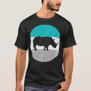 Camiseta Regalo de rinocerontes retro para hombres o niños