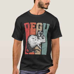 Camiseta Regalo de roedor retro Degu