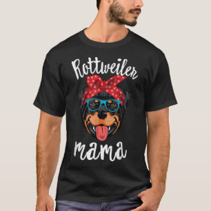 Camiseta Regalo de Rottweiler Mama Puppy Mom Dog Mama Lover