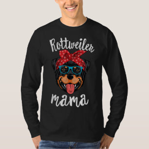 Camiseta Regalo de Rottweiler Mama Puppy Mom Dog Mama Lover