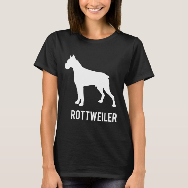 Camiseta Regalo De Rottweiler Tee Para Quién Ama A Los Rott (Anverso)