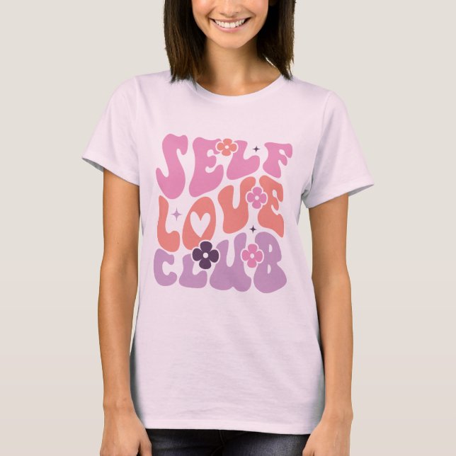 Camiseta Regalo de salud mental del club de amor propio (Anverso)