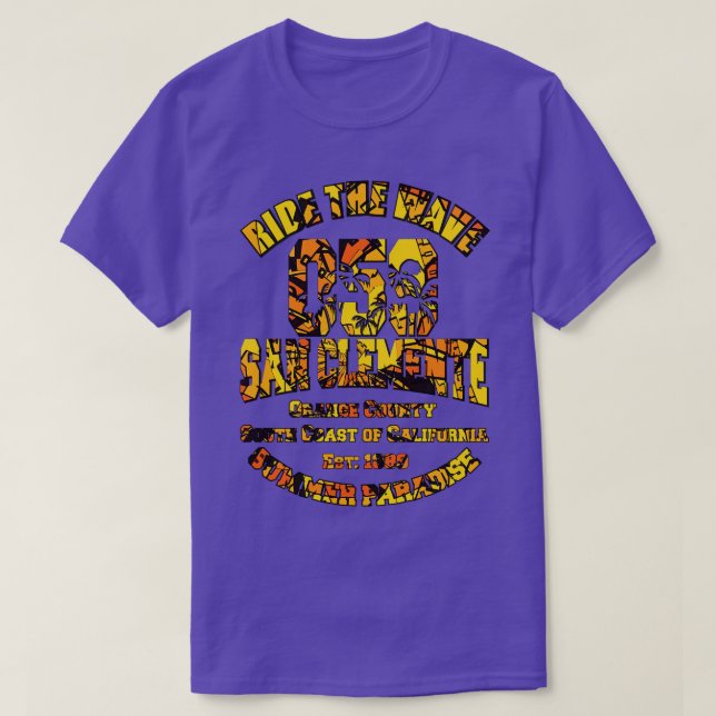 Camiseta Regalo de San Clemente Ca USA (Diseño del anverso)
