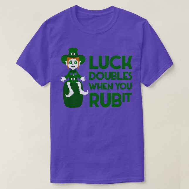 Camiseta Regalo de San Patricio I Trato de Leprechaun Irlan (Diseño del anverso)