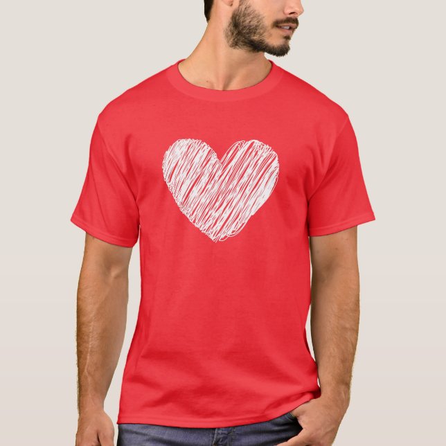Camiseta Regalo de San Valentín para su sencillo diseño de  (Anverso)