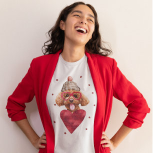 Camiseta Regalo de San Valentín Perro Caniche
