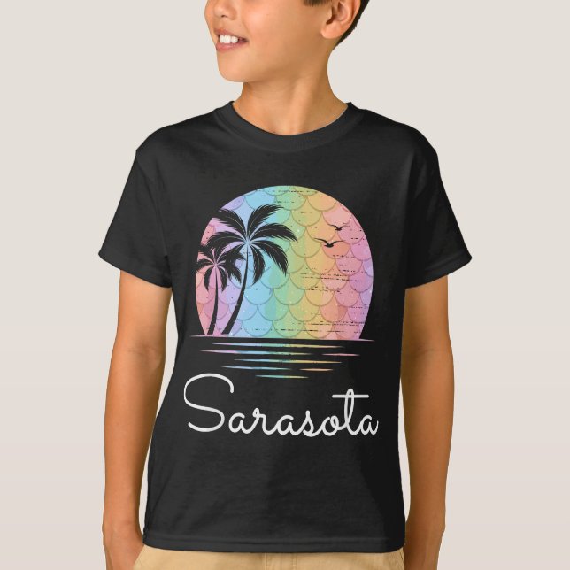 Camiseta Regalo de Sarasota Florida Vacation Family Beach G (Anverso)