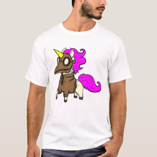 Camiseta Regalo de sari de Médica de peste unicornio