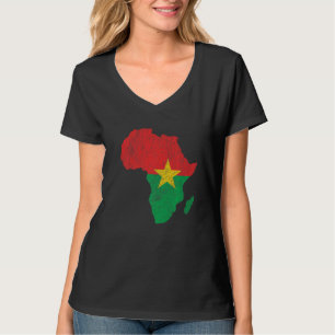 Camiseta Regalo de silueta de continente africano con bande