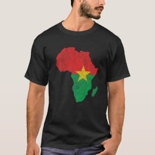 Camiseta Regalo de silueta de continente africano con bande