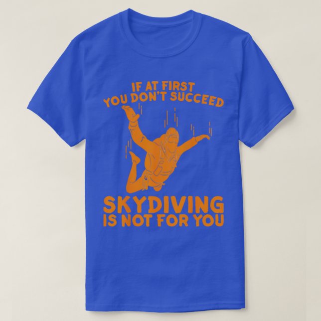 Camiseta Regalo de Skydiving Hombres Mujeres Graciosas Para (Diseño del anverso)