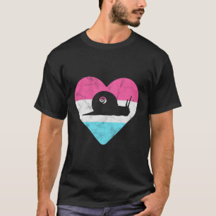 Camiseta Regalo De Snail Retro Vintage Para Mujeres O Chica