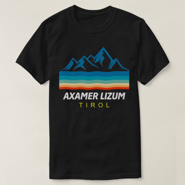 Camiseta Regalo de snowboard de Tirol Ski Axamer Lizum (Diseño del anverso)