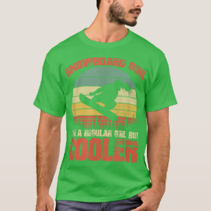 Camiseta Regalo de Snowboard Soy Un Chica Guay De Snowboard