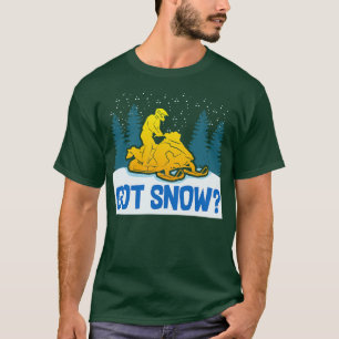 Camiseta Regalo de Snowmobile con motos de nieve
