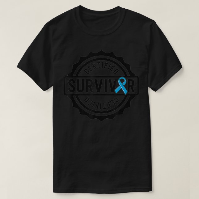 Camiseta Regalo De Sobreviviente De Cáncer De Próstata Para (Diseño del anverso)