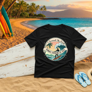 Camiseta Regalo de sobreviviente del Tsunami de Hawái 2025