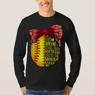Camiseta Regalo de Softball Mamá Mujeres Pitcher Catcher Ch