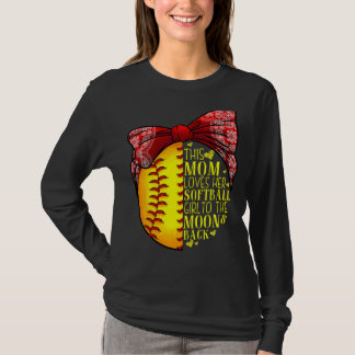 Camiseta Regalo de Softball Mamá Mujeres Pitcher Catcher Ch