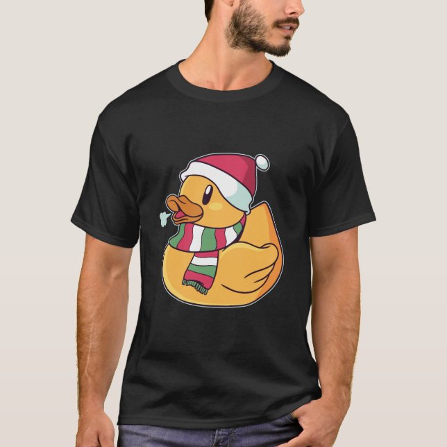 Camiseta Regalo De Sombrero De Pato De Goma Para Los Fans D (Anverso)