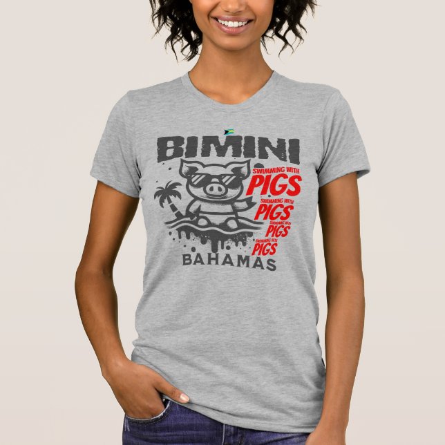 Camiseta Regalo de souvenirs de Bahamas: Bimini Bahamas (Anverso)