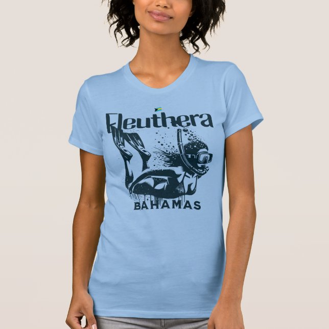 Camiseta Regalo de souvenirs de las Bahamas: Eleuthera Baha (Anverso)