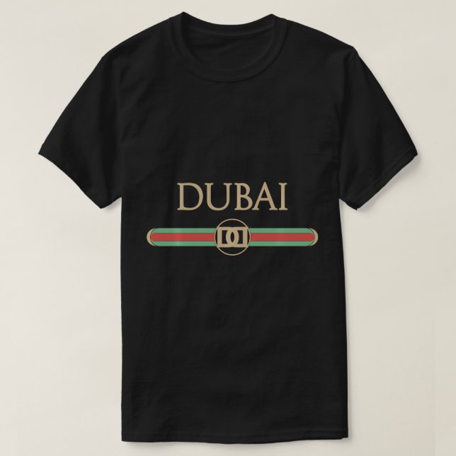 Camiseta Regalo de souvenirs de moda de Dubái de manga larg (Diseño del anverso)