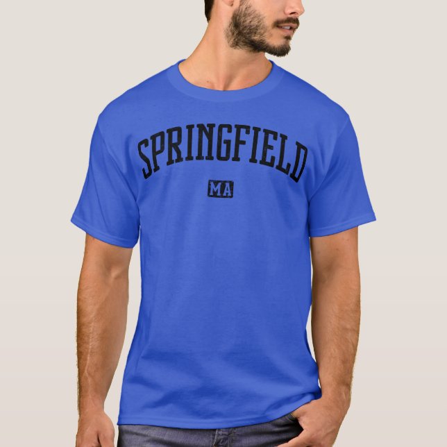 Camiseta regalo de Springfield Massachusetts (Anverso)