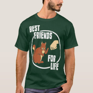Camiseta Regalo De Squirrel Best Friends For Life